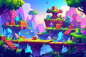 24 Game Platform Background, a Background Photo by Design_Planet