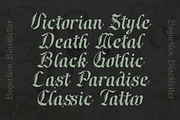 Bogurtlen Blackletter, a Blackletter Font by TypeClassHeroes (Thumbnail 7 of 10)