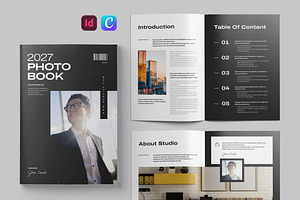 Photo Book Layout | Canva, a Magazine Template by Pixelpick