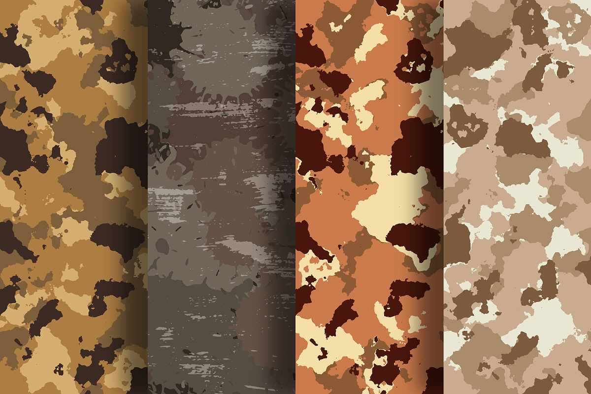Vector Camouflage Textures, a Pattern Graphic by Iryna Denysova (Photo 3 of 10)