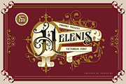 Helenis, a Serif Font by Naksatra (Thumbnail 1 of 13)