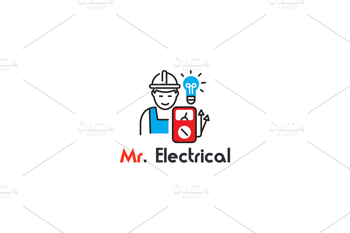 Electrician Logo Design, a Branding & Logo Template by Techno Digitz