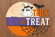 Trick or Treat Halloween Laser Cut, an Object Graphic by OK Design (Thumbnail 3 of 3)