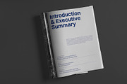Blue Simple Business Report, a Brochure Template by Neermana (Thumbnail 3 of 12)