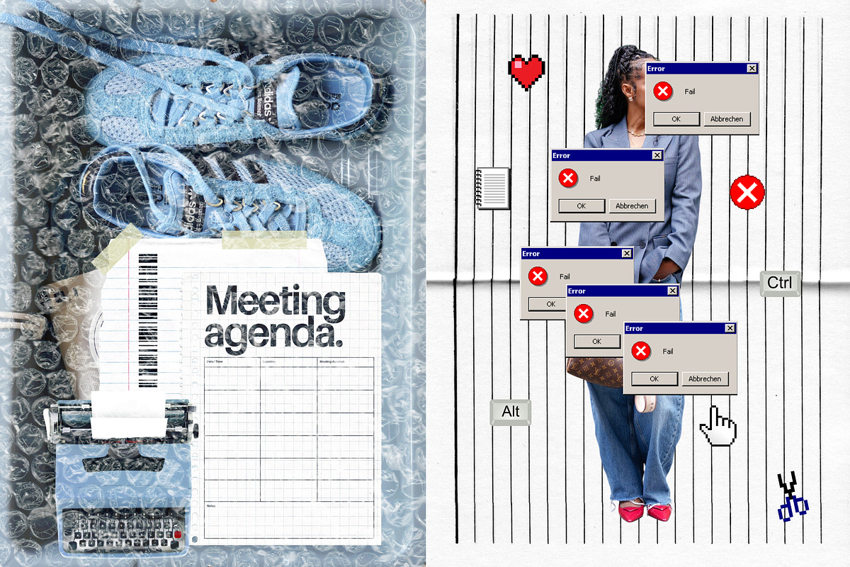 Office Siren Collage Pack, an Object Graphic by Feelsoul (Photo 2 of 9)