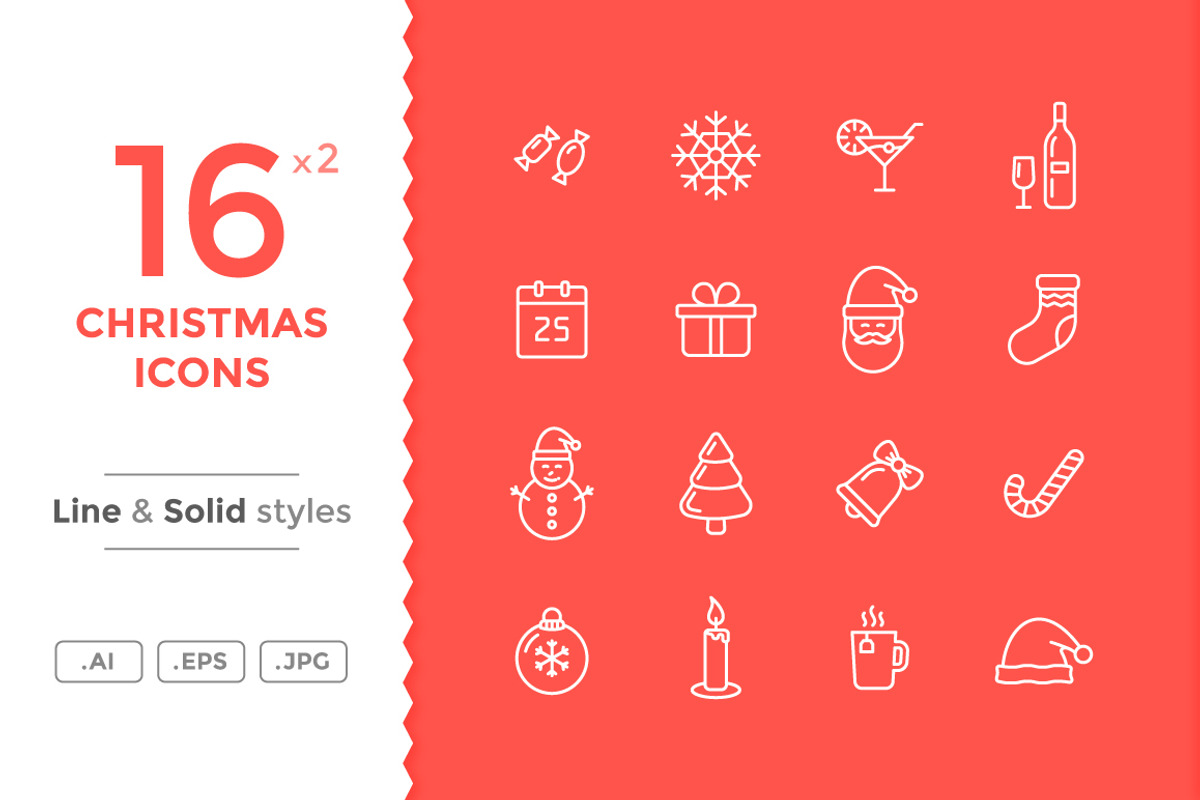 Christmas Icons, a Solid Icon by filborg (Photo 1 of 2)