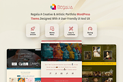 Regalia - Artist, Art Gallery Theme, a WordPress Template by ThemesRain (Thumbnail 3 of 3)