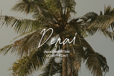 Denai Handwritten Script Font