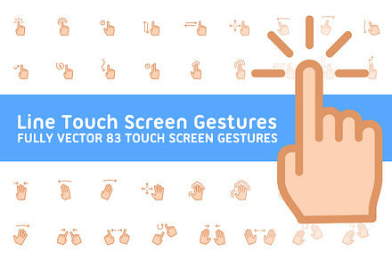 83 Line Touchscreen Gestures