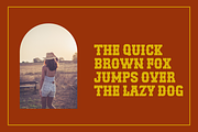 Cowboy Wanted - Western Retro Serif, a Serif Font by Shakira Studio (Thumbnail 11 of 12)