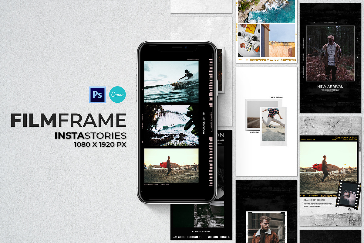 Film Frame Bundle, a Social Media Template by Analogi Studio (Photo 10 of 53)