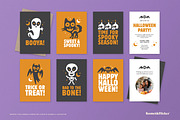 Spooky Halloween Cards for Canva, a Card Template by Komet & Flicker (Thumbnail 2 of 8)