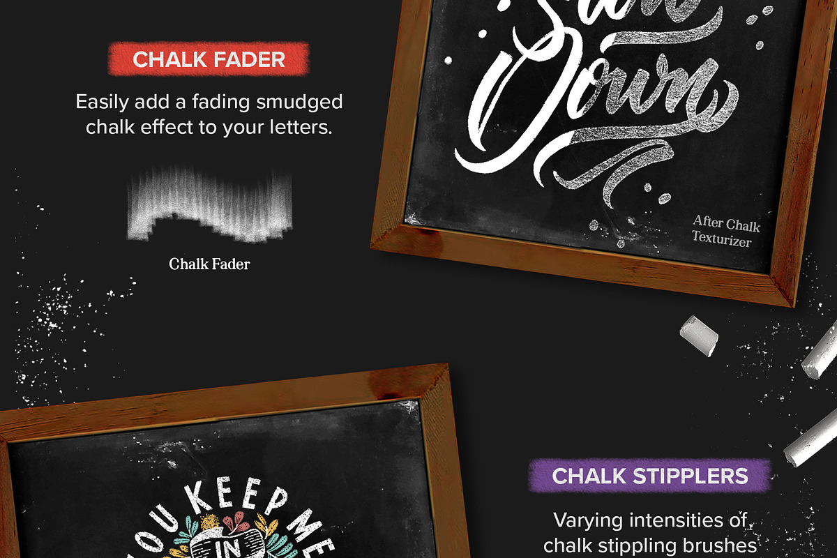 Chalk Lettering Brush Toolbox, a Brush Add-On by Nico-Ng (Photo 8 of 18)