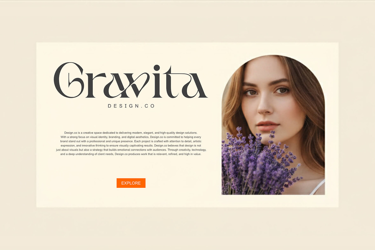 Qaveria - Stylish Elegant Typeface, a Serif Font by Sealoung (Photo 2 of 9)
