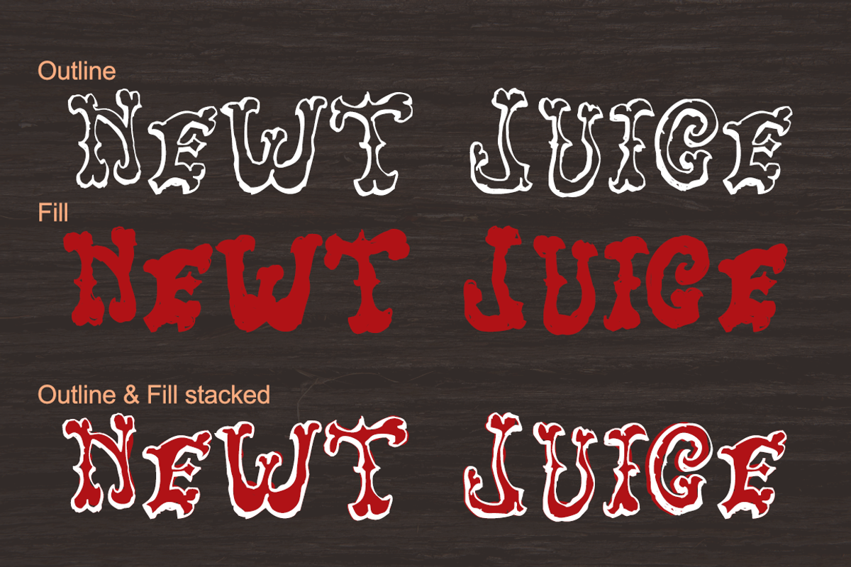Newt Juice, a Font by Cool Fonts (Photo 3 of 6)