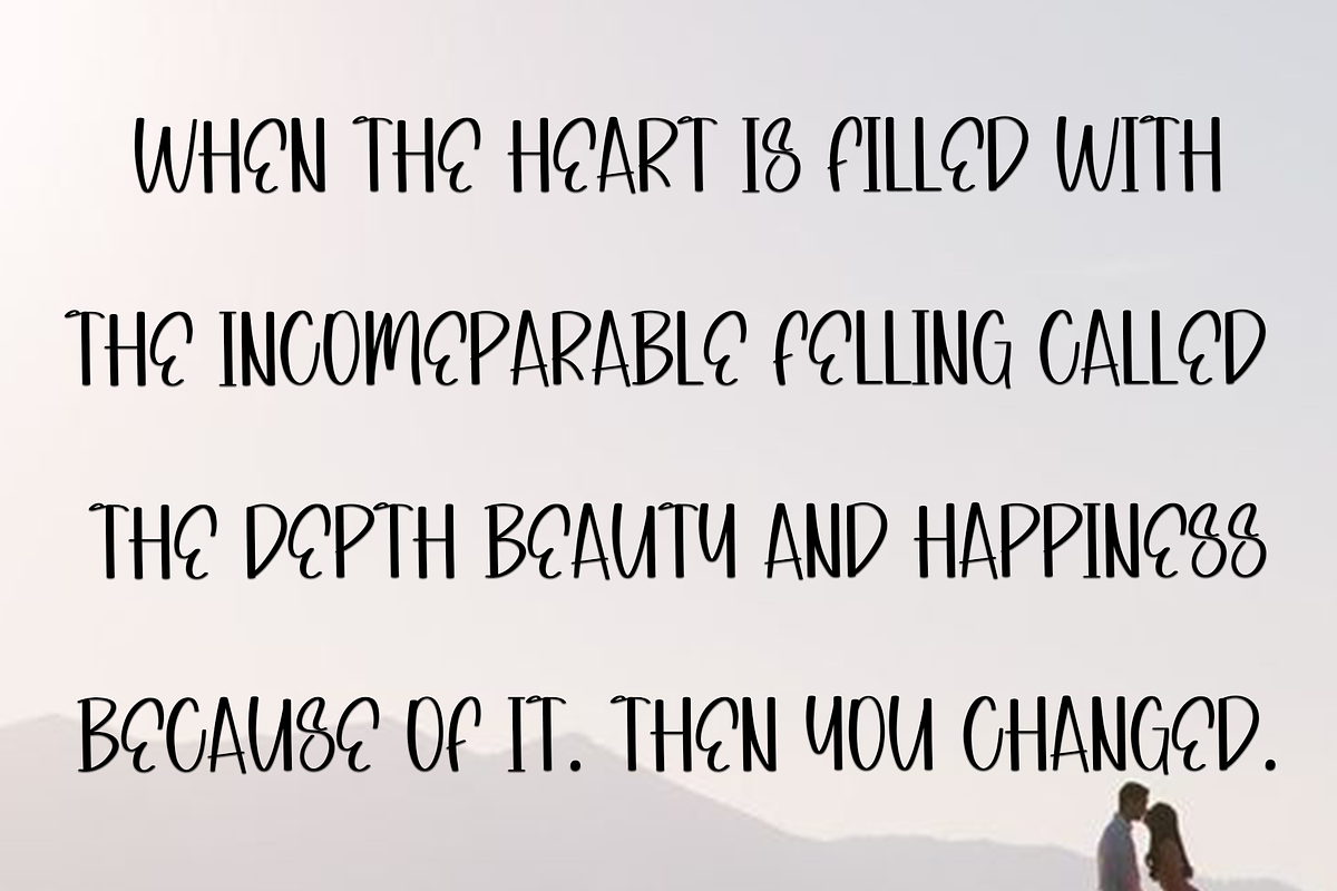 Singing, a Script Font by InermediaSTUDIO (Photo 3 of 8)