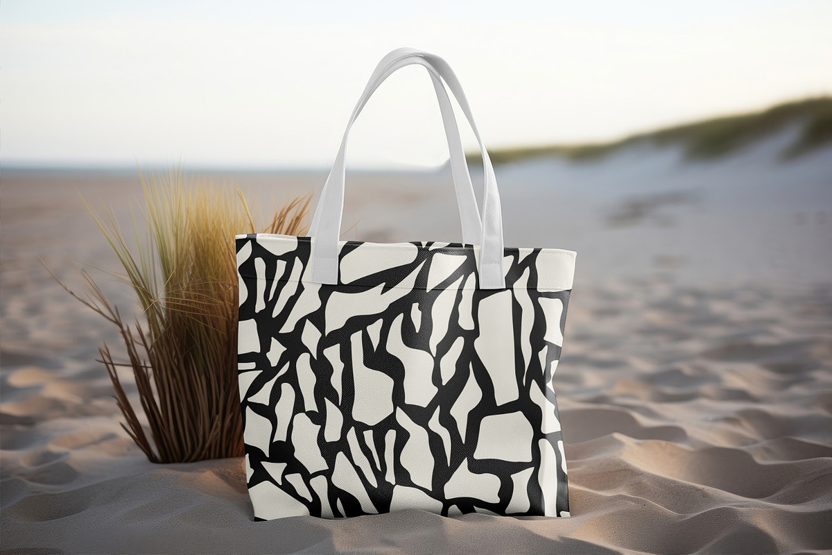 Abstract White Rock Shapes, a Wallpaper Graphic by MalyskaStudio (Photo 2 of 6)