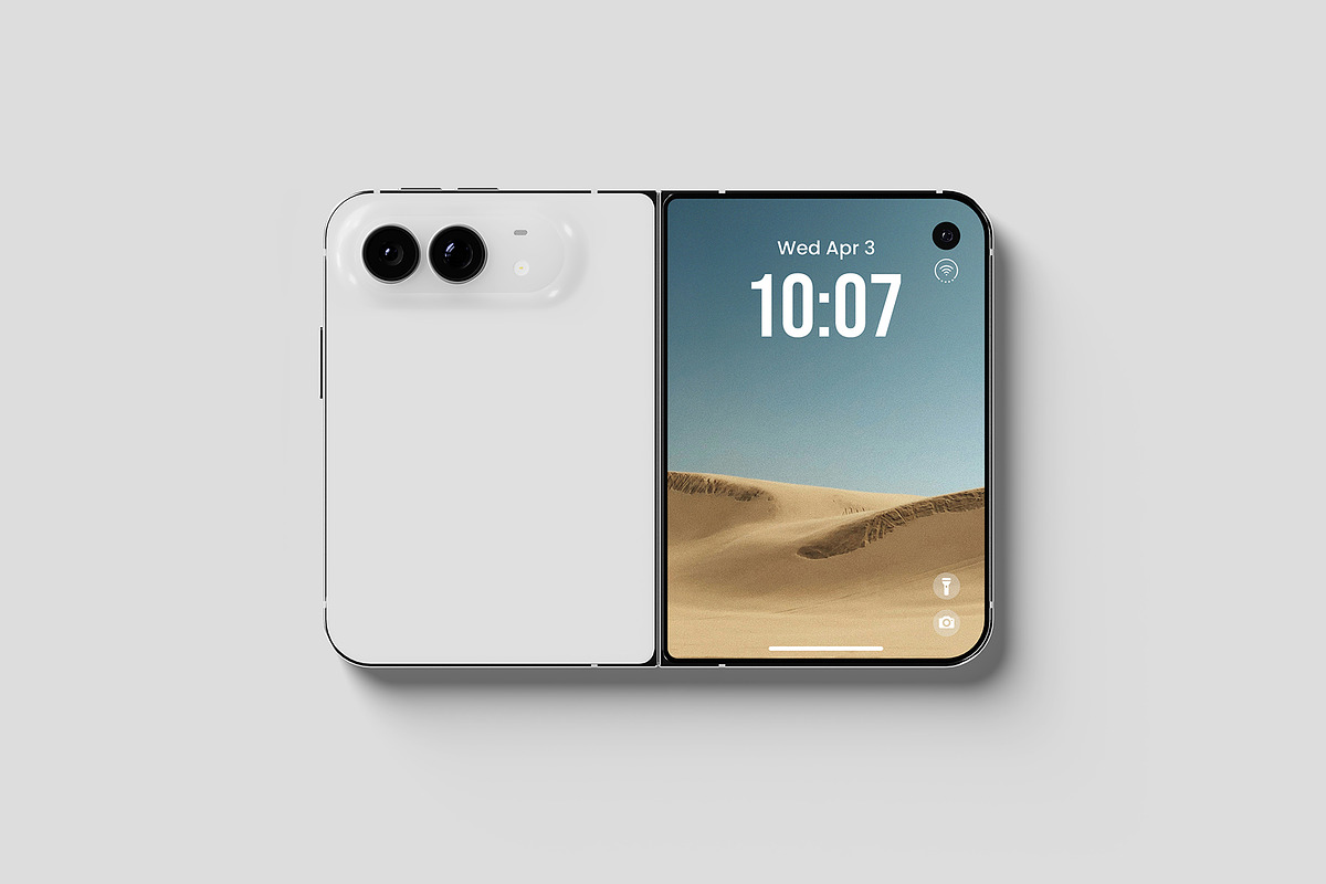iPhone 18 Duo Mockup, an iPhone Mockup by Graphicbars (Photo 6 of 11)