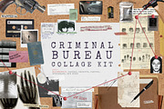 Criminal Bureau Collage Kit, an Object Graphic by Freezerondigital (Thumbnail 1 of 18)