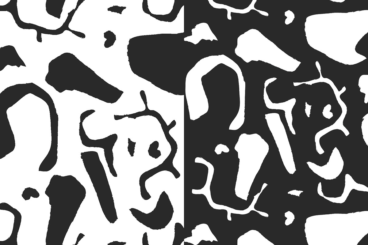 20 B&W hand drawn SEAMLESS PATTERNS, a Pattern Graphic by Studio.lize (Photo 11 of 16)