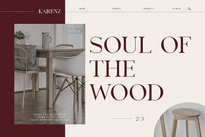 Karenz Modern Serif Typeface