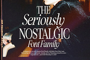 Seriously Nostalgic Serif, a Serif Font by Nicky Laatz