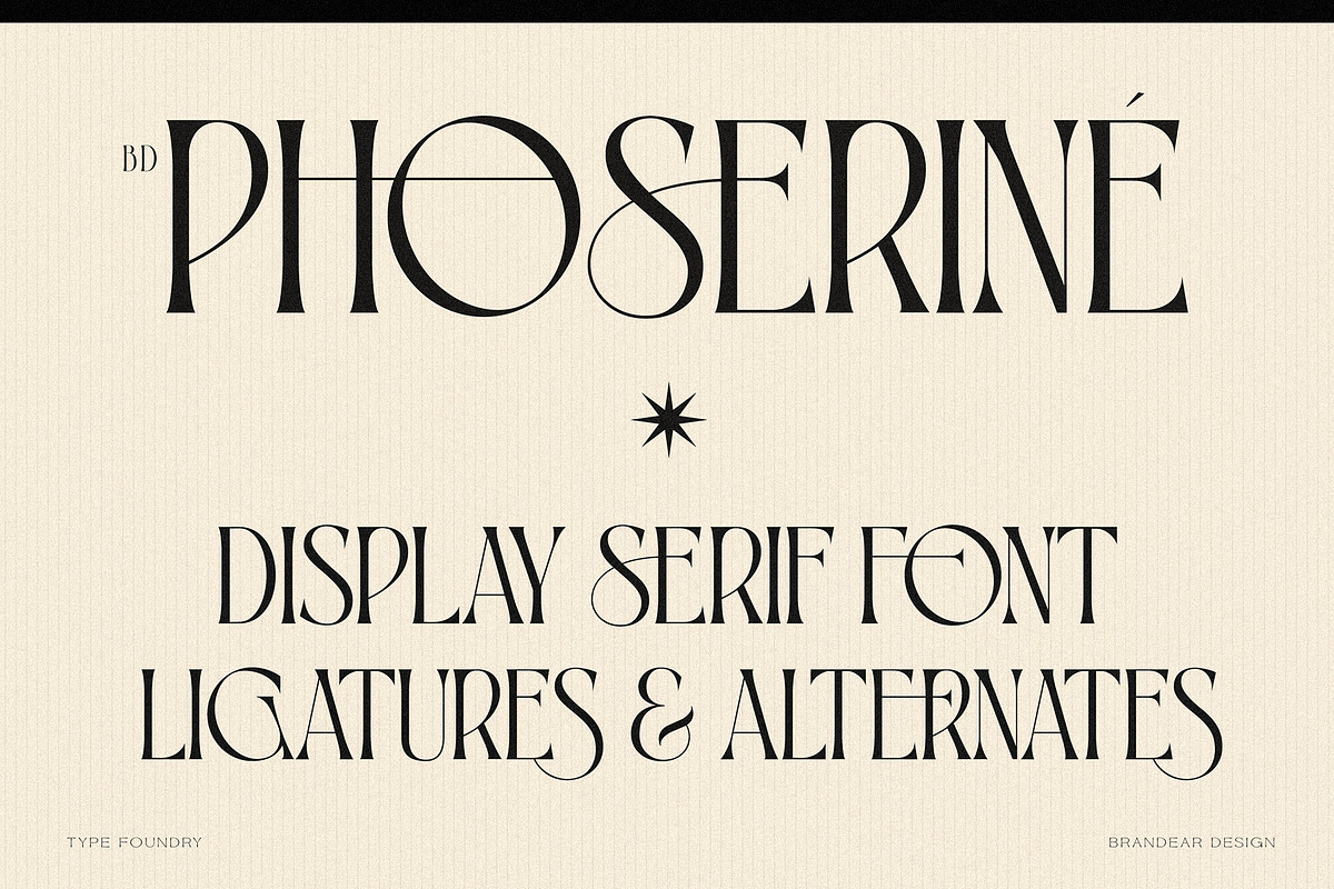 BD PHOSERINÉ | Display Serif, a Serif Font by Brandear Design (Photo 2 of 23)