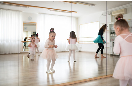 Little girls with down syndrome, a School & Education Photo by HalfPoint