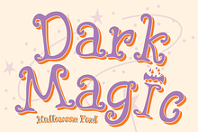 Dark Magic is a Halloween font