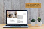 Workbook Canva InDesign Template, a Magazine Template by KT Designs (Thumbnail 5 of 7)