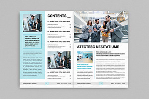 Digital Newsletter Template Design