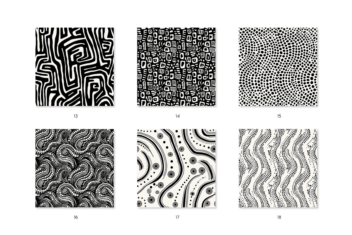 Australian Seamless Patterns Set, a Pattern Graphic by Curly_Pat (Photo 4 of 7)
