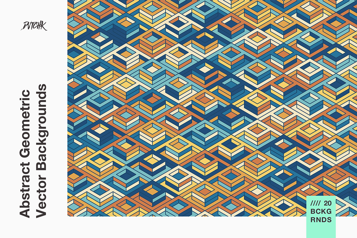 Abstract Geometric Vector Background, a Background Graphic by dvtchk (Photo 3 of 14)