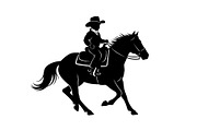 Western Cowboy Horse Silhouette Bund, an Illustration by Designs_River (Thumbnail 21 of 51)