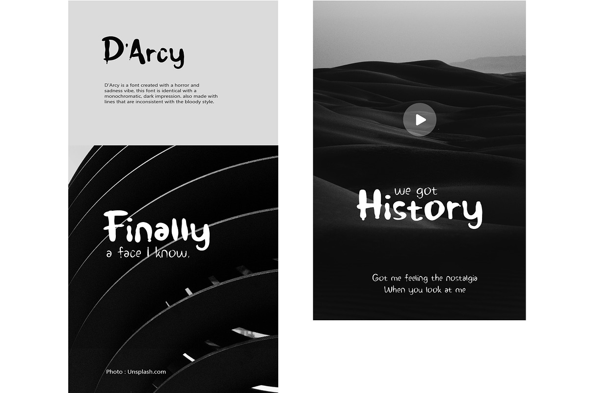 D'arcy Typeface, a Font by Phoenix Dungeon (Photo 6 of 9)