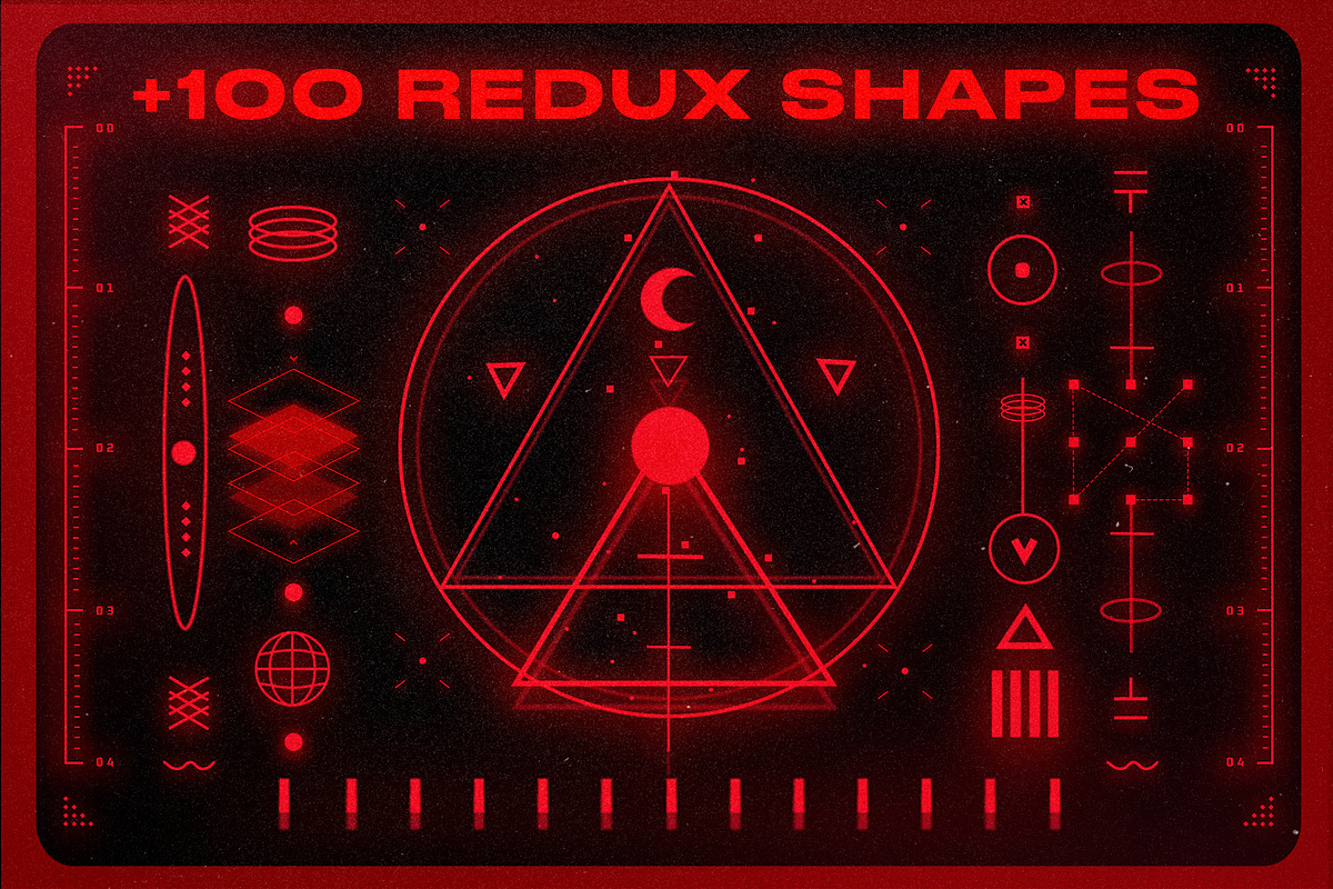 Redux Futuristic Shapes, an Object Graphic by Pixflow (Photo 1 of 5)