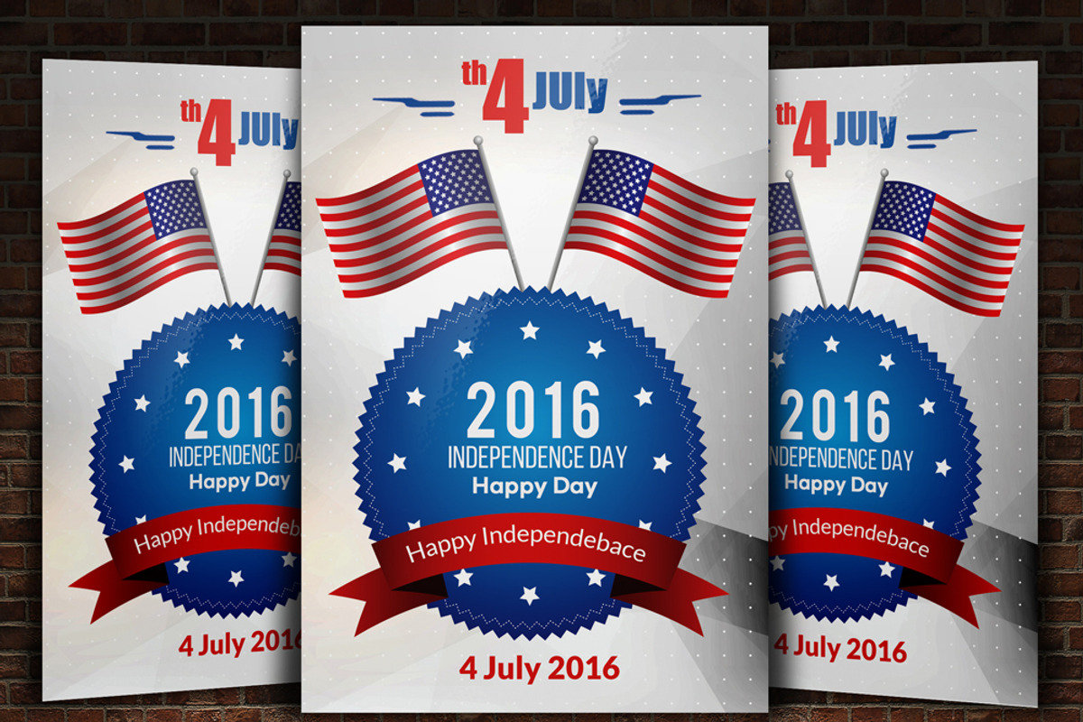 USA Independence Day Template, a Flyer Template by Psd Templates