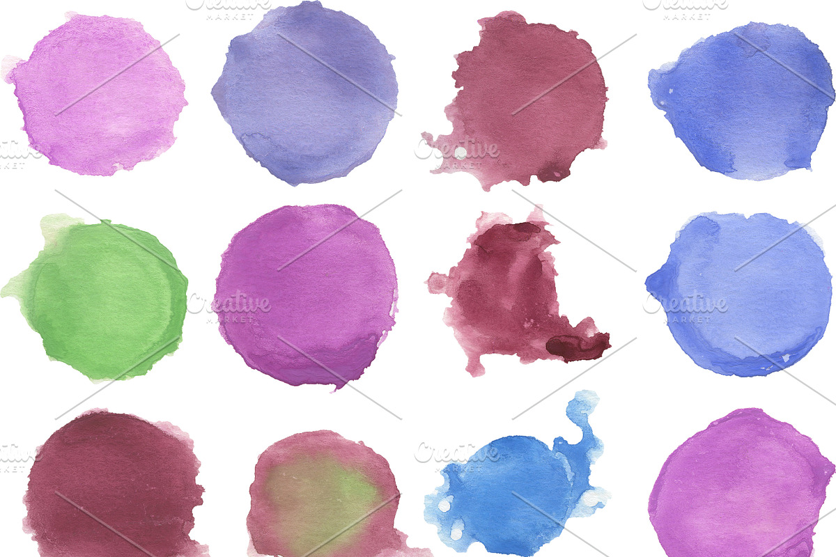 Urban Watercolor Shapes, a Texture Graphic by TheUrbanLine (Photo 3 of 12)