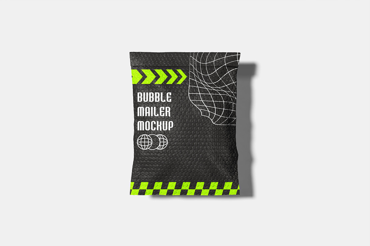 Bubble Mailer Mockup, a Packaging Mockup by Hazzpro_Std (Photo 2 of 5)