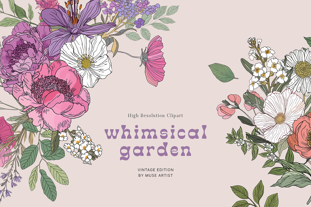 Whimsical Garden Patterns & Prints, a Decorative Illustration by Muse Artist (Photo 1 of 20)