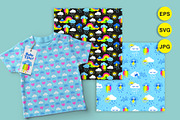 Seamless pattern Strange weather, a Pattern Graphic by Nataliia Toporovska (Thumbnail 4 of 6)