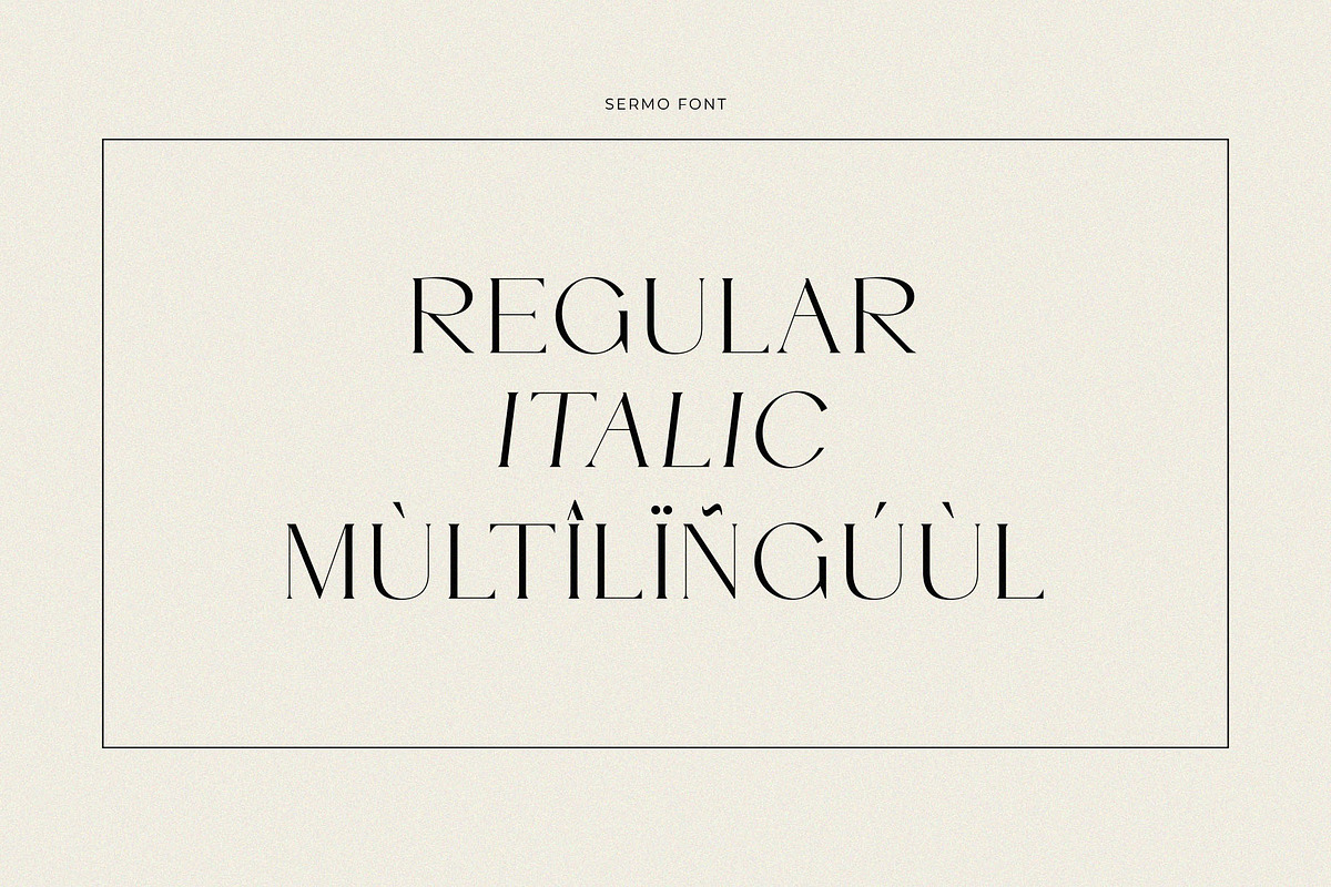SERMO - elegant serif font, a Serif Font by ToniStudio (Photo 10 of 11)
