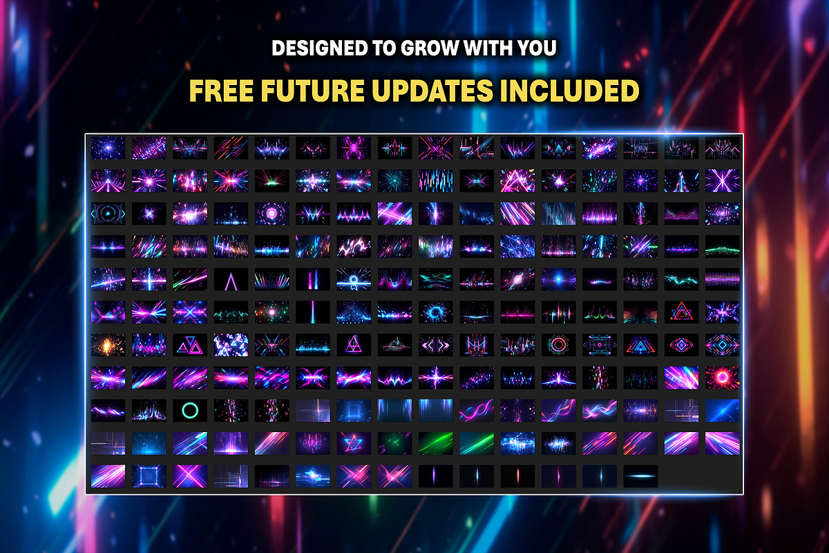 170+ Neon Lights Effects Overlays, an Object Graphic by Mikel Blazgad (Photo 7 of 10)