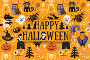Happy Halloween, a Pattern Graphic by PenguinHouse (Thumbnail 1 of 7)