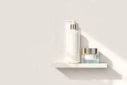63 Skincare Bottle & Jar Set Mockup, an Advertising Mockup by adenpinkstore (Thumbnail 5 of 25)