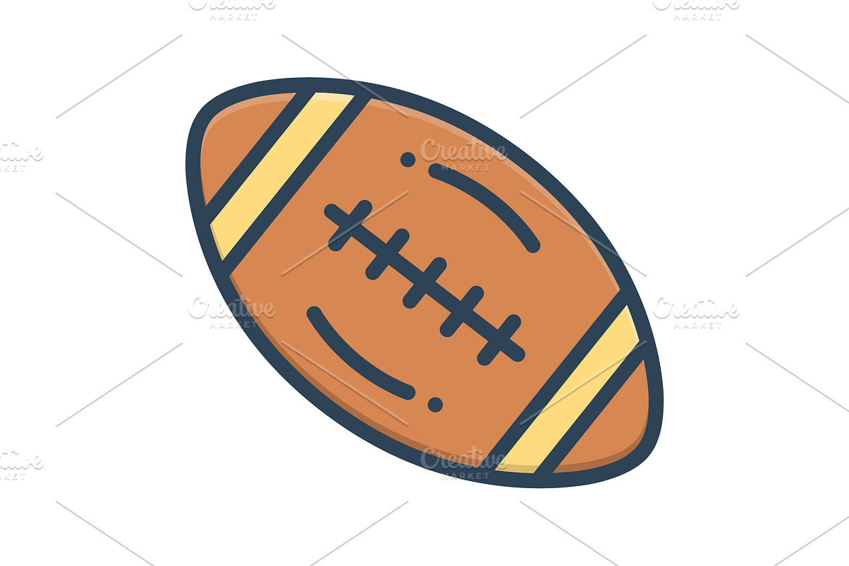 Rugby stripes color icon, a Duotone Icon by Creative priyanka