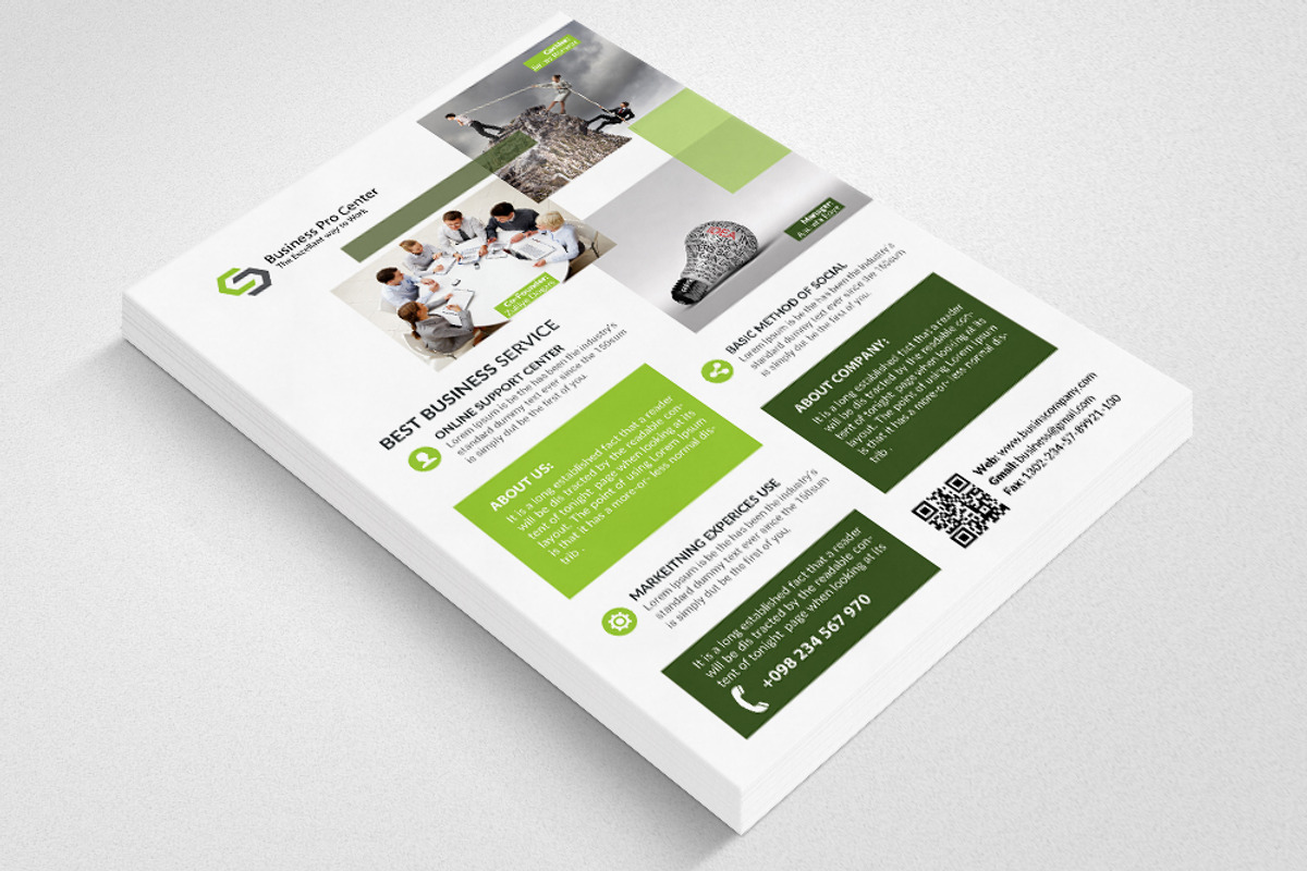 Professional Flyer Templates, a Flyer Template by Design Up