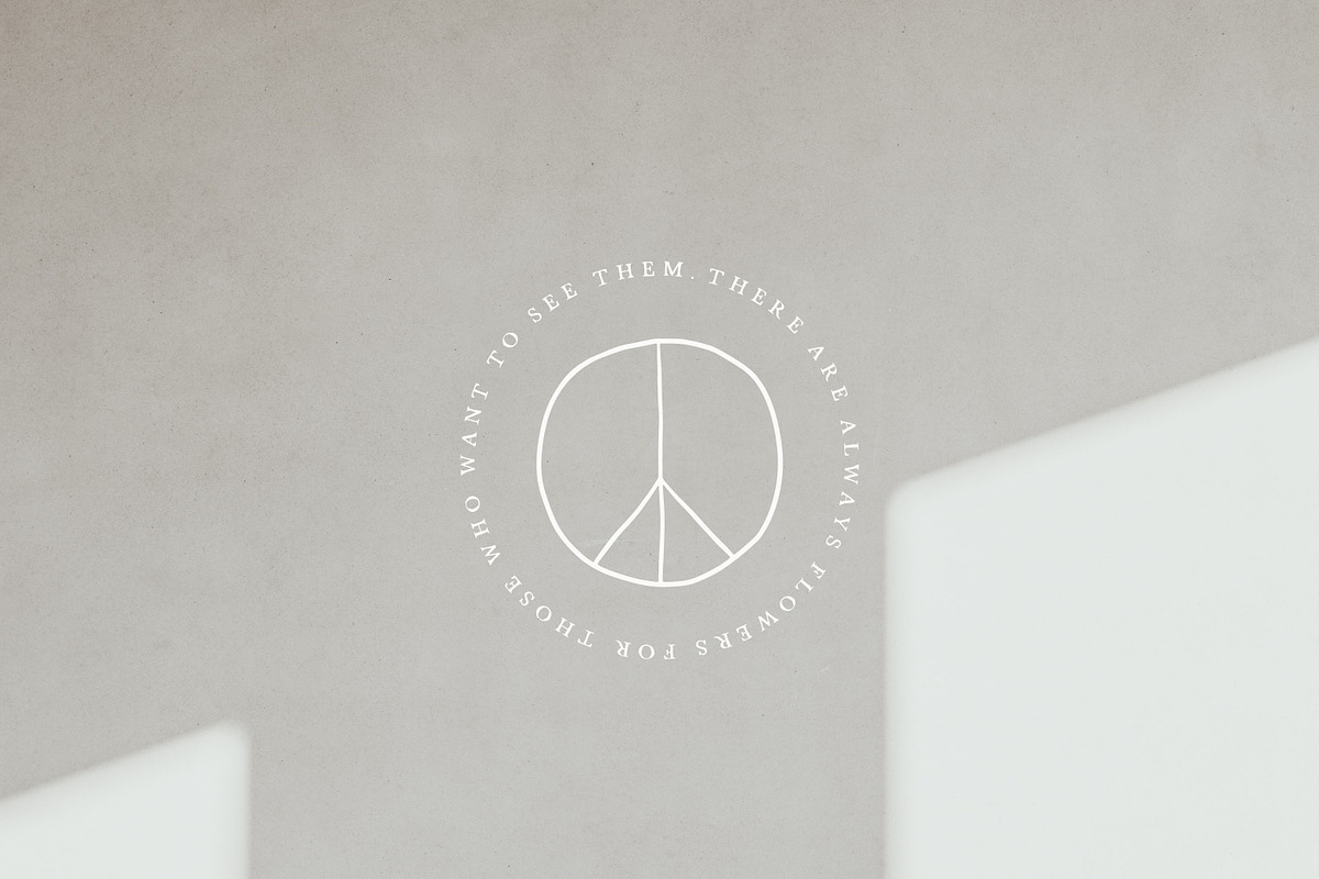 peace sign / boho bundle, an Animal Illustration by KruthDesign (Photo 5 of 6)