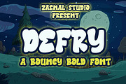 Defry, a Script Font by Zaenal Studio (Thumbnail 1 of 10)