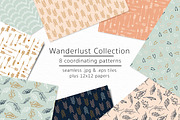 Wanderlust-vector & jpgs, a Pattern Graphic by patternpop studio (Thumbnail 1 of 2)